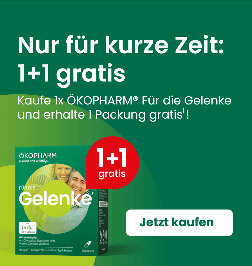 Nur für kurze Zeit: 1+1 Für die Gelenke gratis