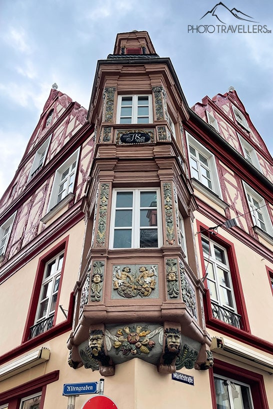 Ein Erker der Vier Türme in Koblenz