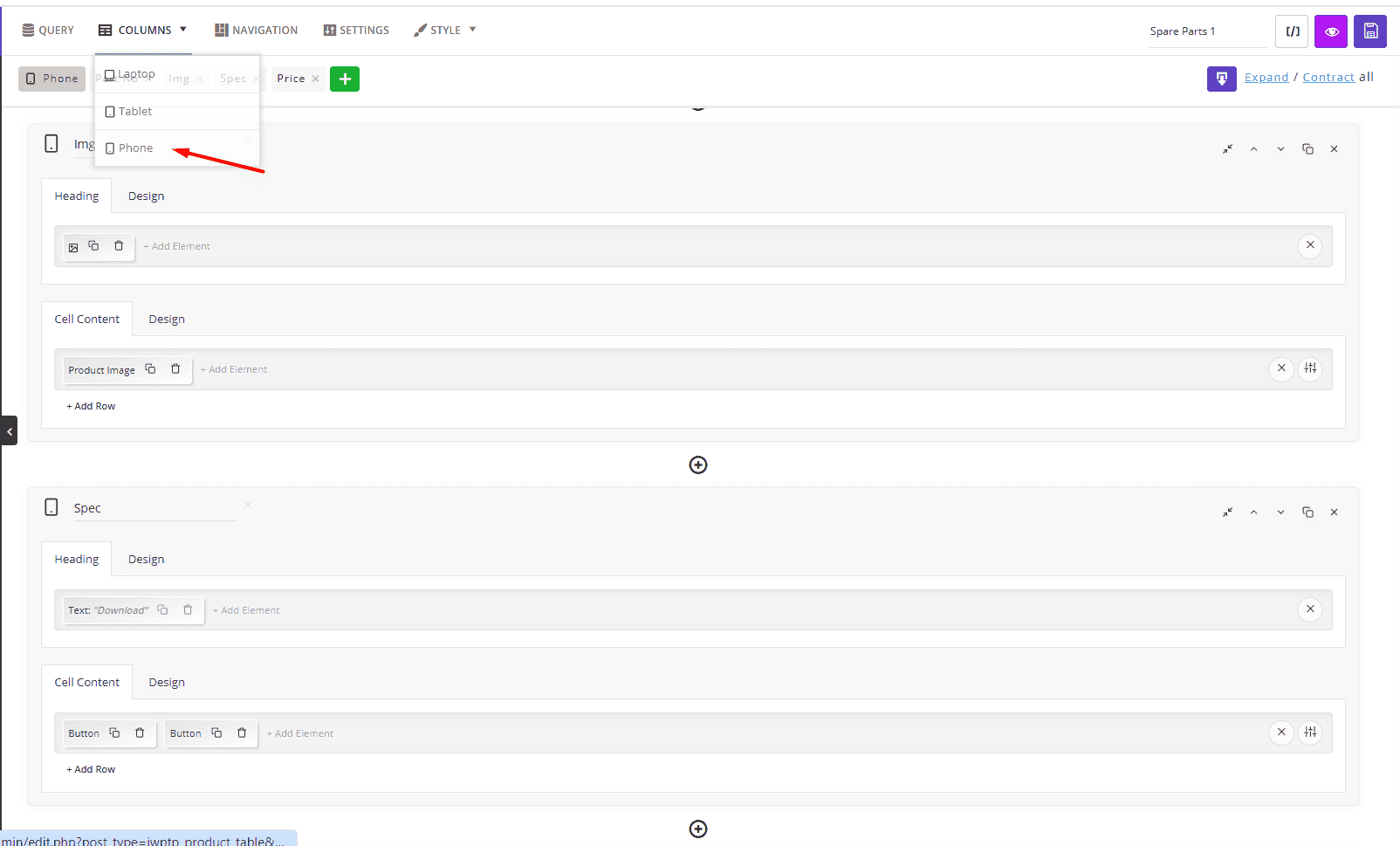 Support responsive design