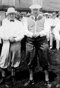 Erskine Golf Course golfers Golfers at a historic golf tournament, early 20th century.