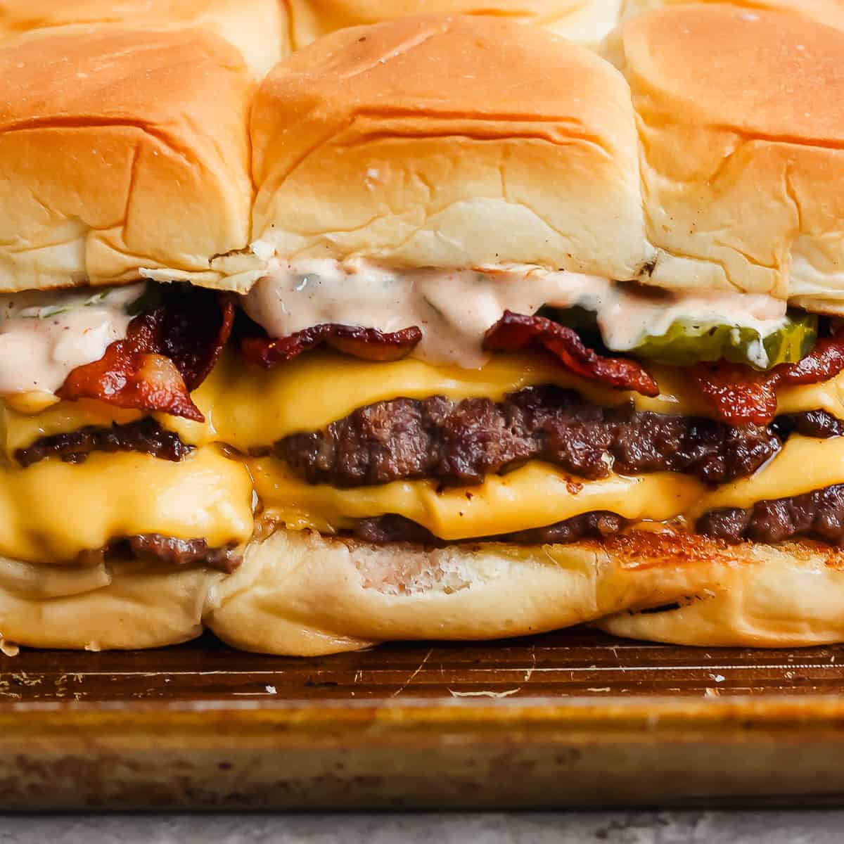 Smash Burger Sliders