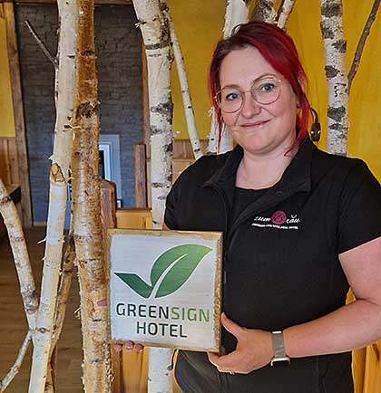 Die Auszeichnung von GreenSign als Nachhaltiges Hotel