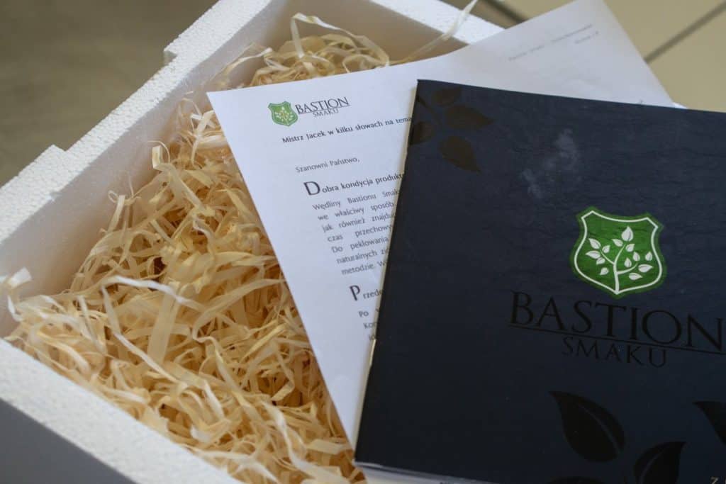 paczka z wędlinami z bastionu smaku