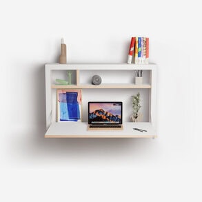 Fläpps Box Sekretär-in 100x60x20 | Großer Wandsekretär mit Stauraum