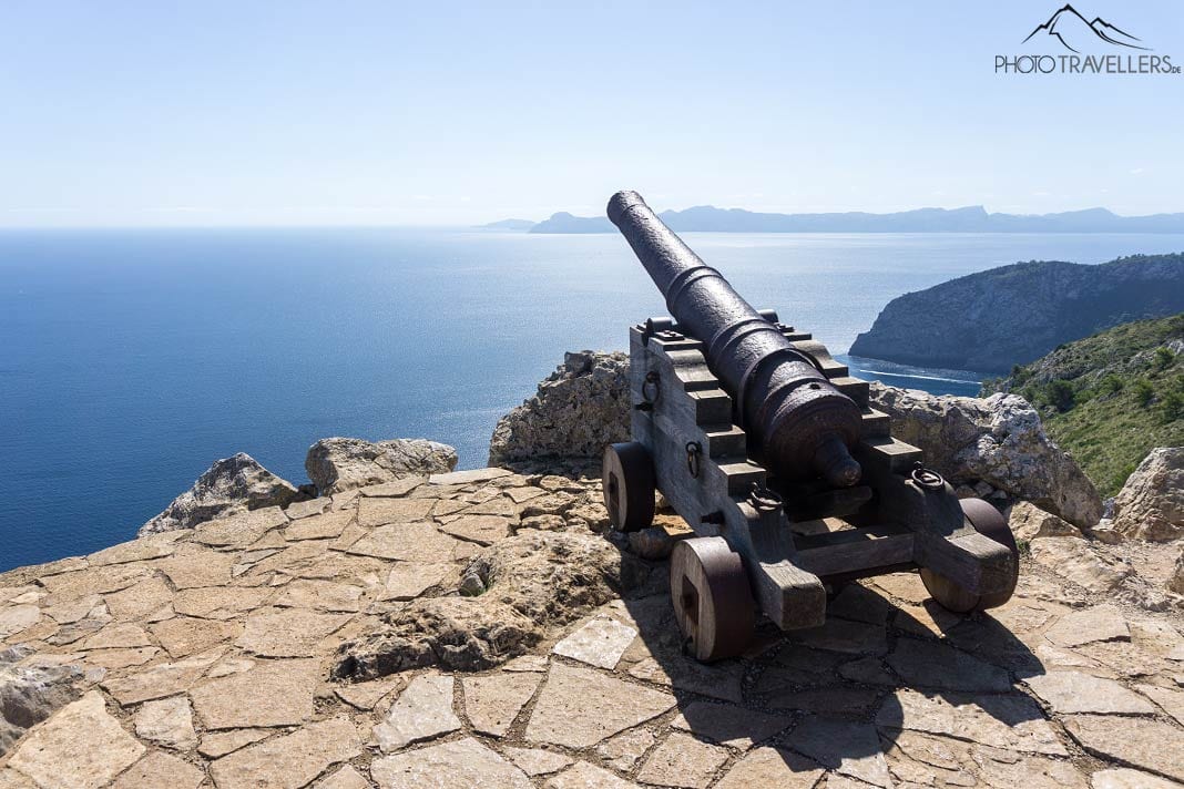 Kanone auf dem Penya des Migdia