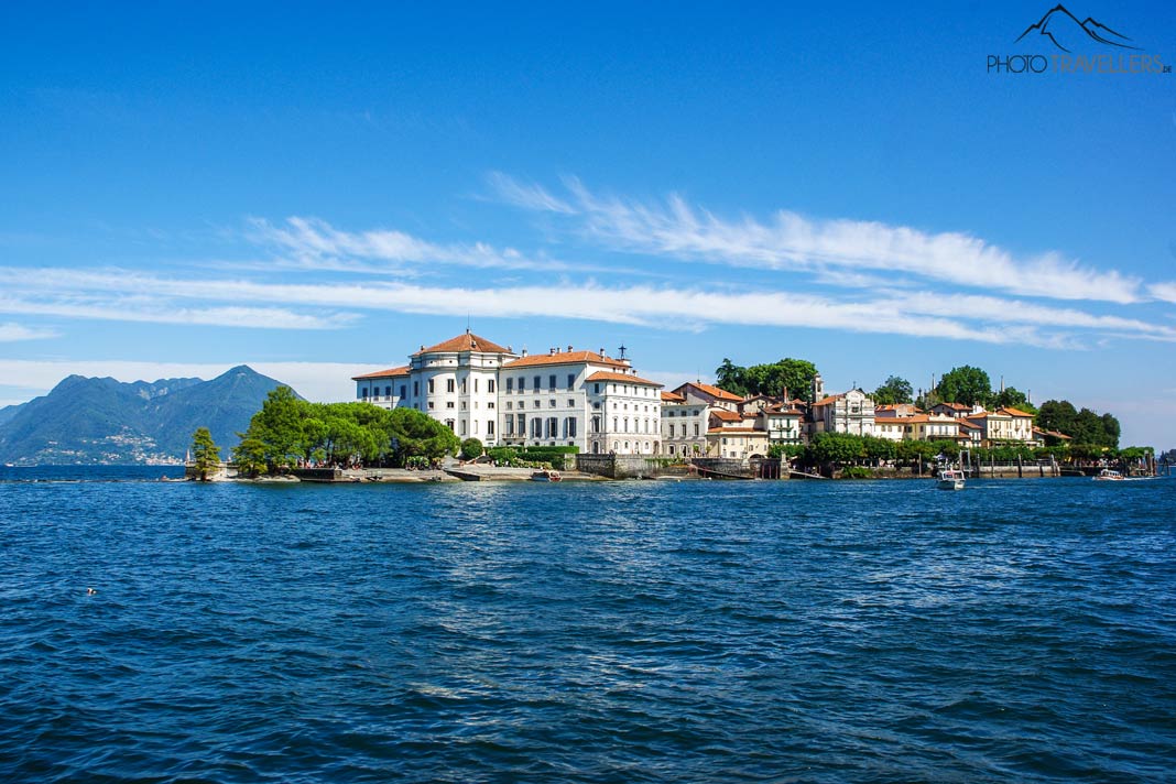 Der Palazzo Borromeo auf der Insel Isola Bella