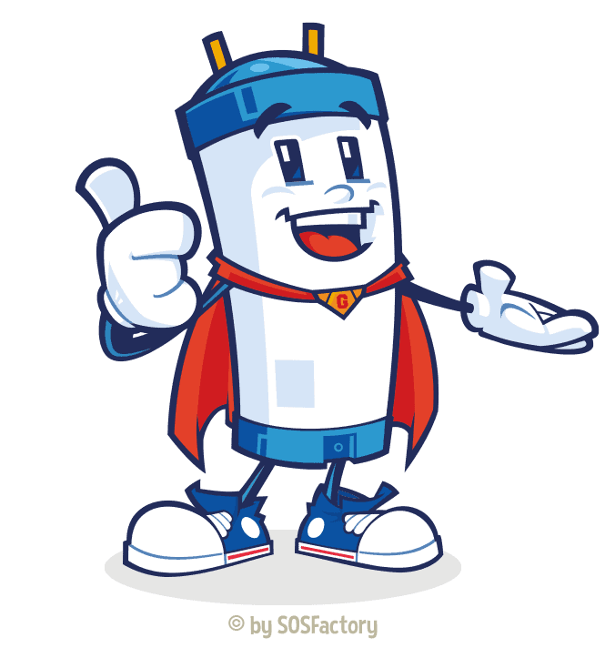 Plumbing Mascot Welcome Pose Plumbing Mascot Welcome Pose