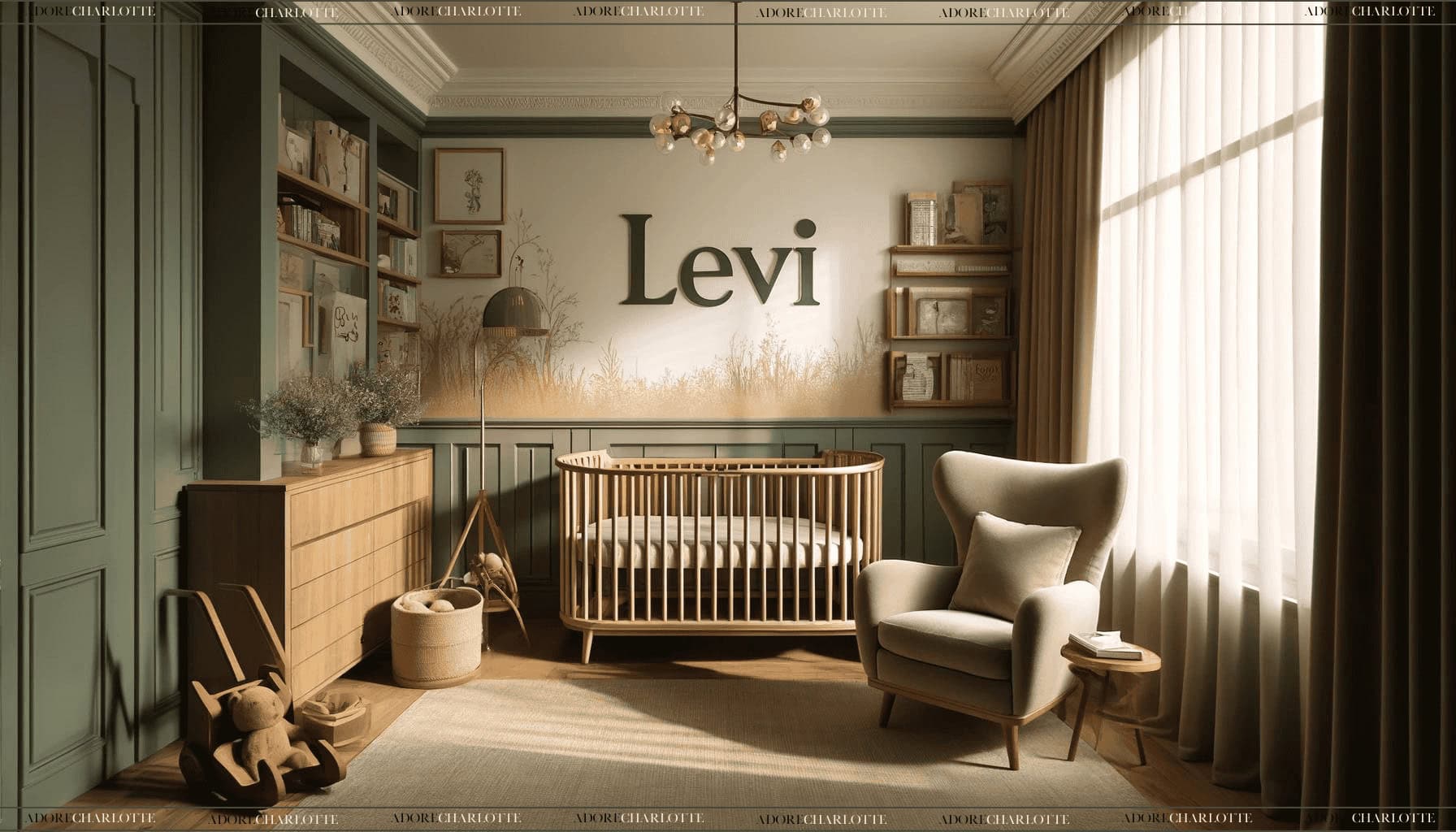 Middle names for levi nursery image