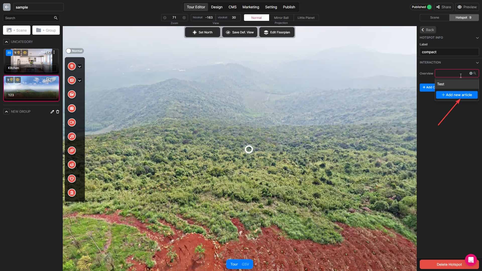 Edit Hotspot Compact 3 add a Compact hotspot to your virtual tour, all-in-one hotspot
