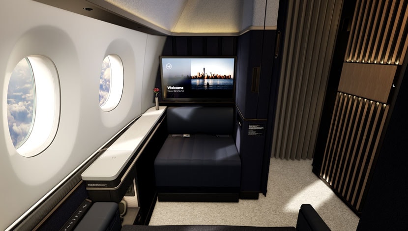 Experience Luxury in the Skies with Lufthansa's New Allegra Cabins 3 Lufthansa Allegris New First-Class Suite