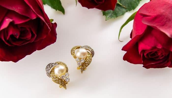 El Monte La Caja de Canarias - Subasta febrero 2022 - Pendientes perlas