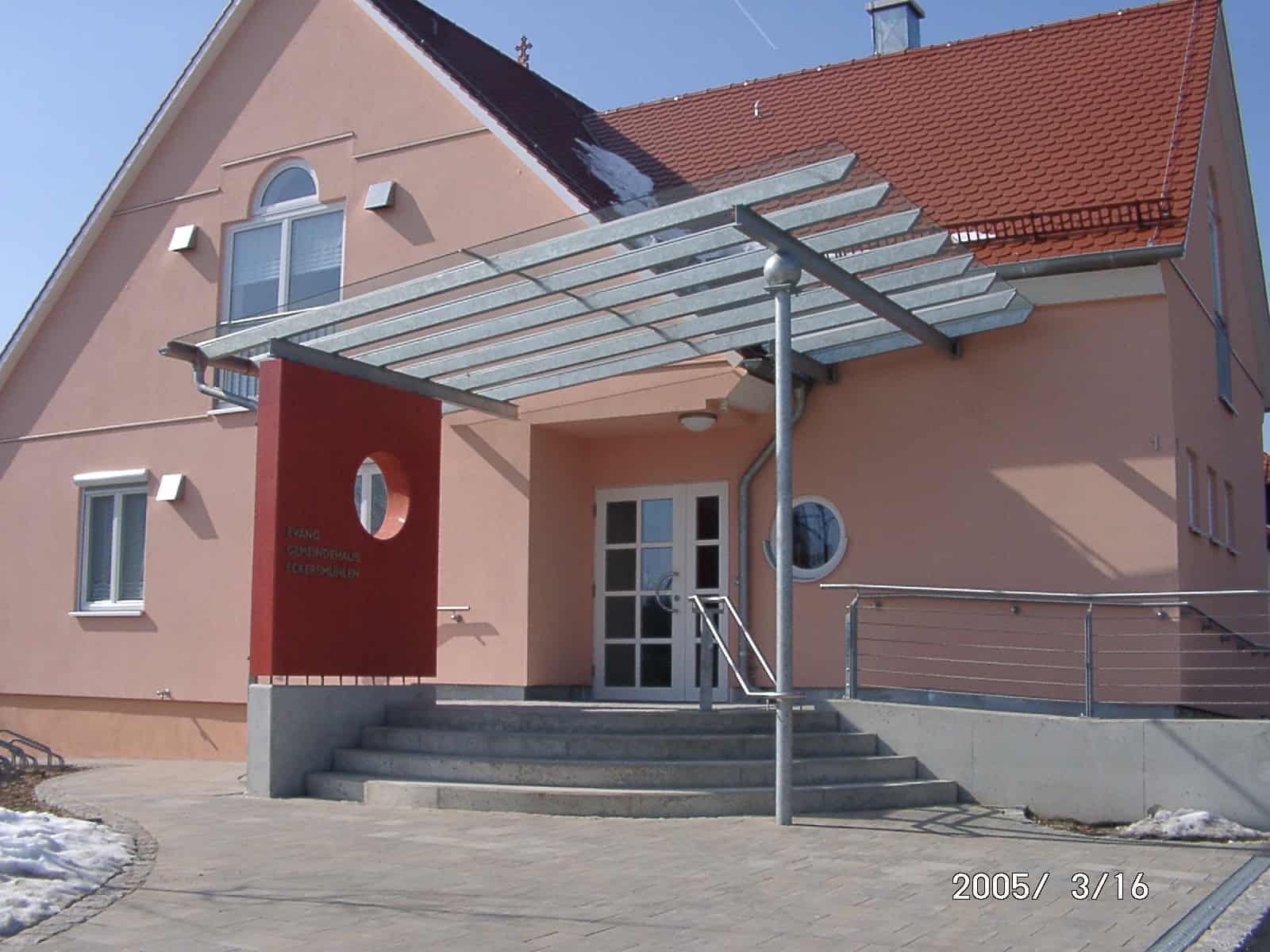 Eingangsüberdachung