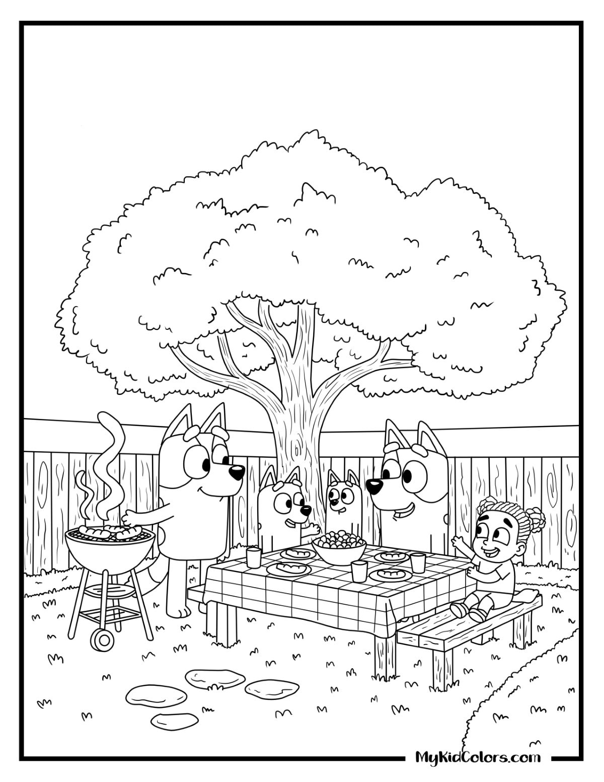 Bluey Coloring Pages – Page # 8