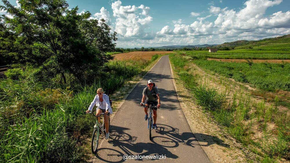 ścieżka rowerowa w Tokaju
