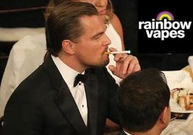 A few celebrities with electronic cigarettes 1 Leonardo DiCaprio vaping