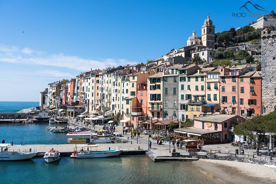 Der Blick auf Porto Venere mit dem Hafen
