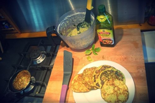 Blinis aux courgettes