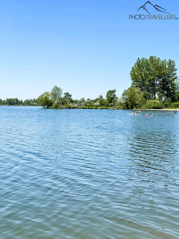 Ein Badestrand am Altmühlsee
