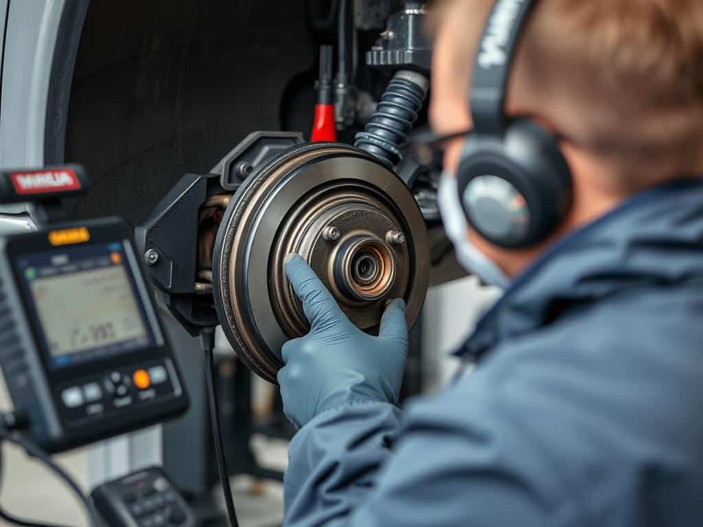 Technische Kontrolle eines Fahrzeugs beim Strassenverkehrsamt Aargau Technische Kontrolle eines Fahrzeugs beim Strassenverkehrsamt Aargau