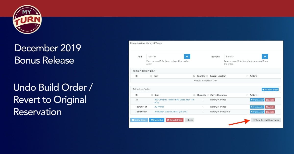 Undo Build Order / Revert to Original Reservation