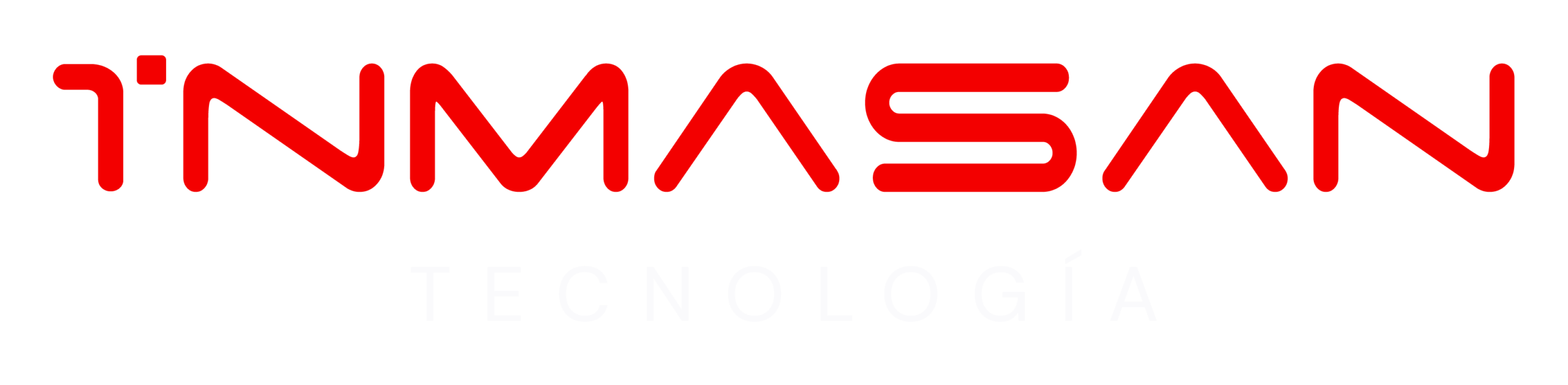 logotipo inmasan tecnologia rojo blanco