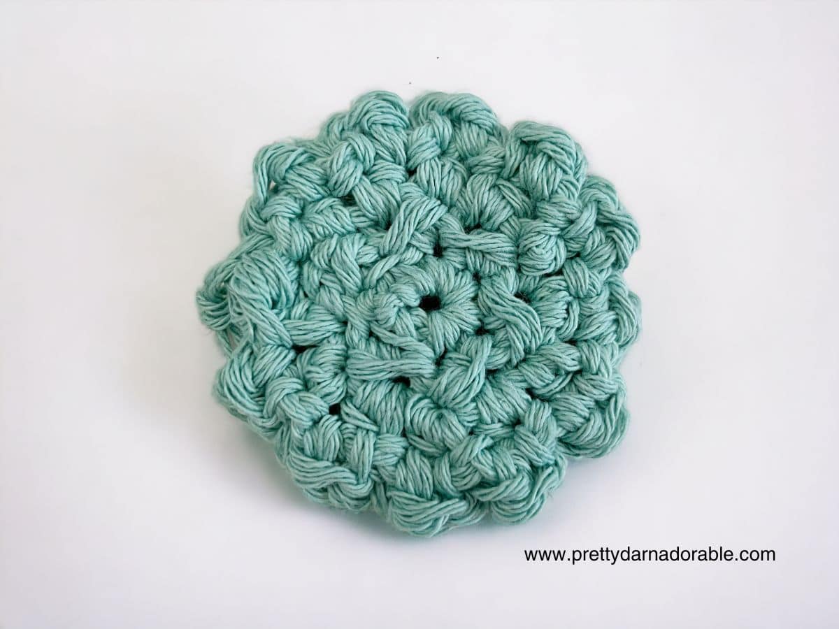 crochet scrubby yarn