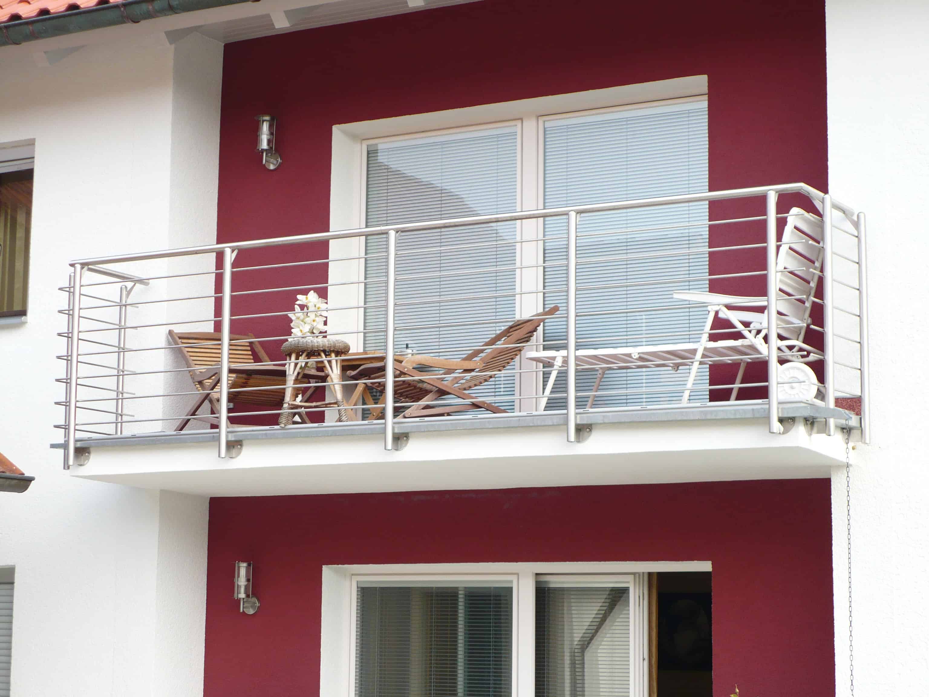 Balkongeländer gemischt