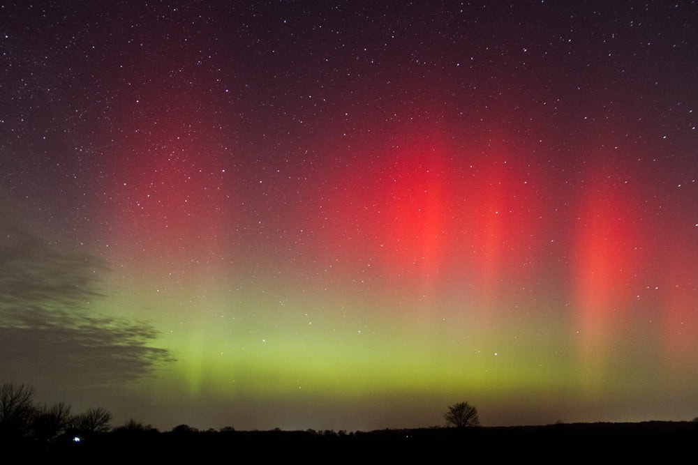 Sonnensturm sorgt für Polarlichter über Nord- und Mitteldeutschland 1 Sonnensturm sorgt für Polarlichter über Nord- und Mitteldeutschland 1