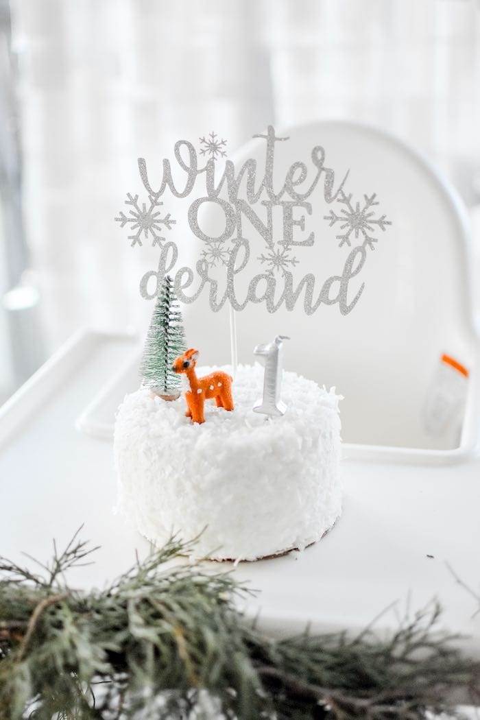 Giggster Winter ONE-derland Girl First Birthday Party Theme