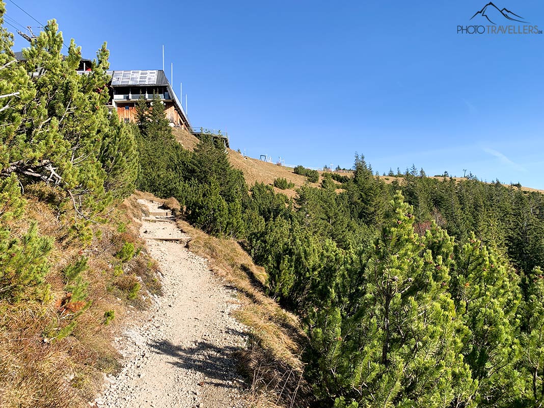 Die Bergstation der Wankbahn