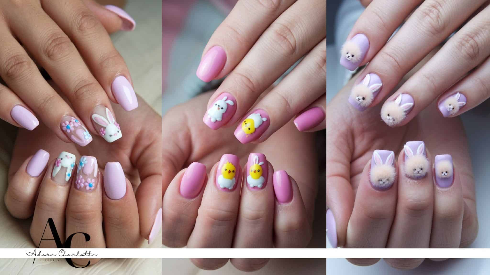 Easter Bunny Nail Designs beautiful ideas