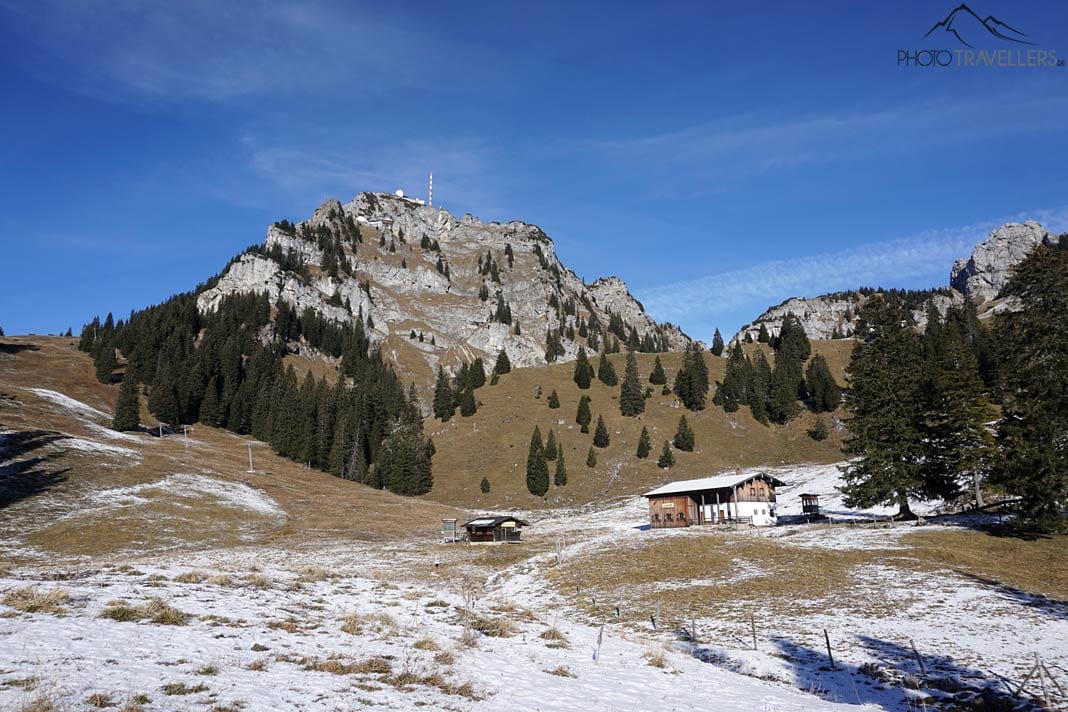 Der Lacherlift unterhalb vom Wendelstein
