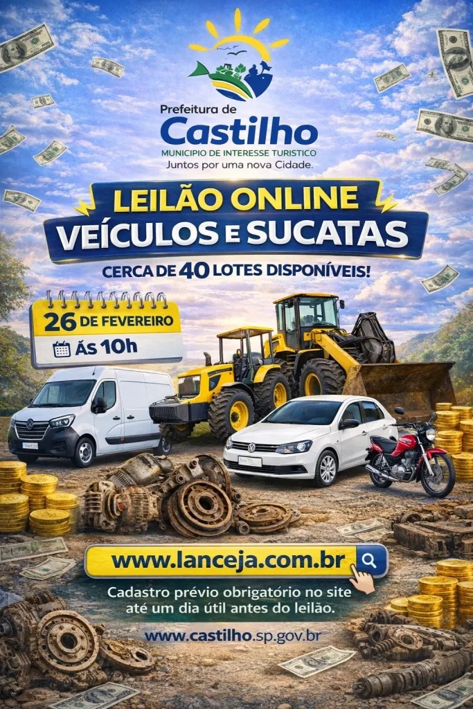 Leilão em Castilho SP