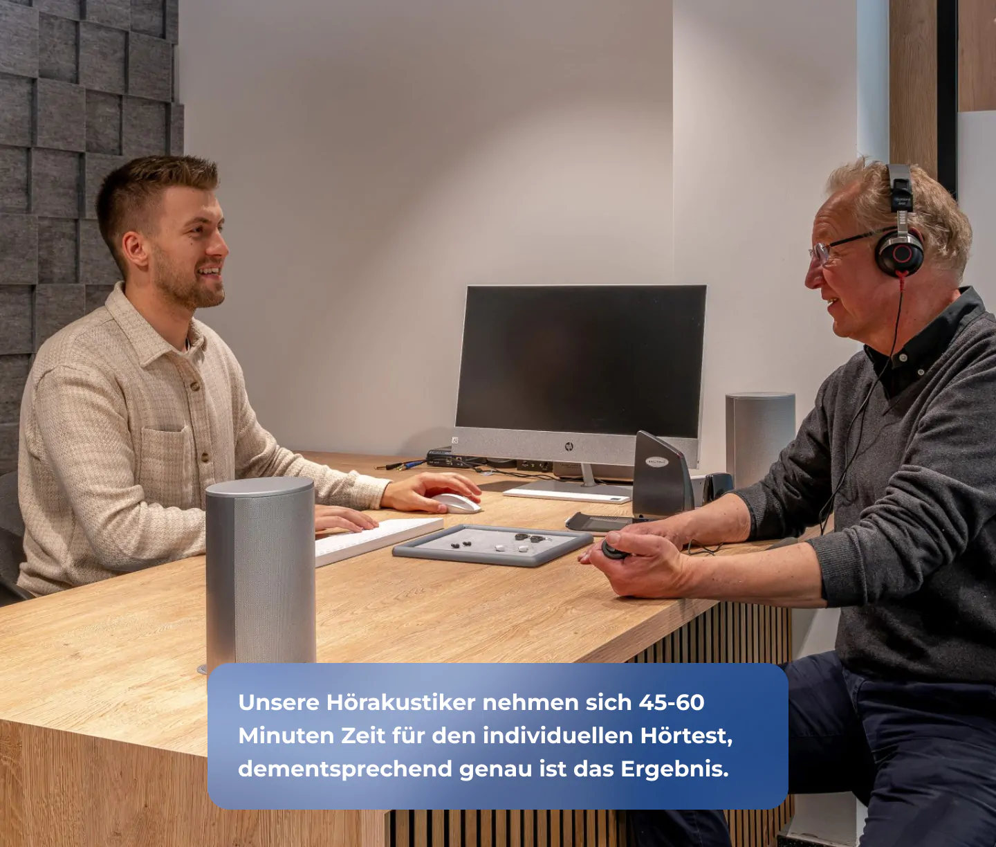 Vergleich Online-Hörtest und Hörtest vom Akustiker