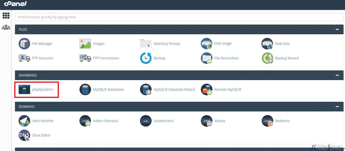 enter phpmyadmin cpanel to delete orders in SQL queries