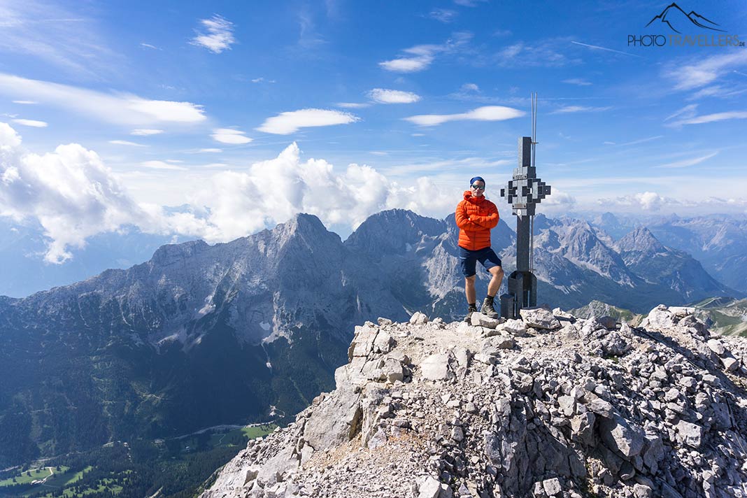 Flo auf dem Gipfel des Hochwanner