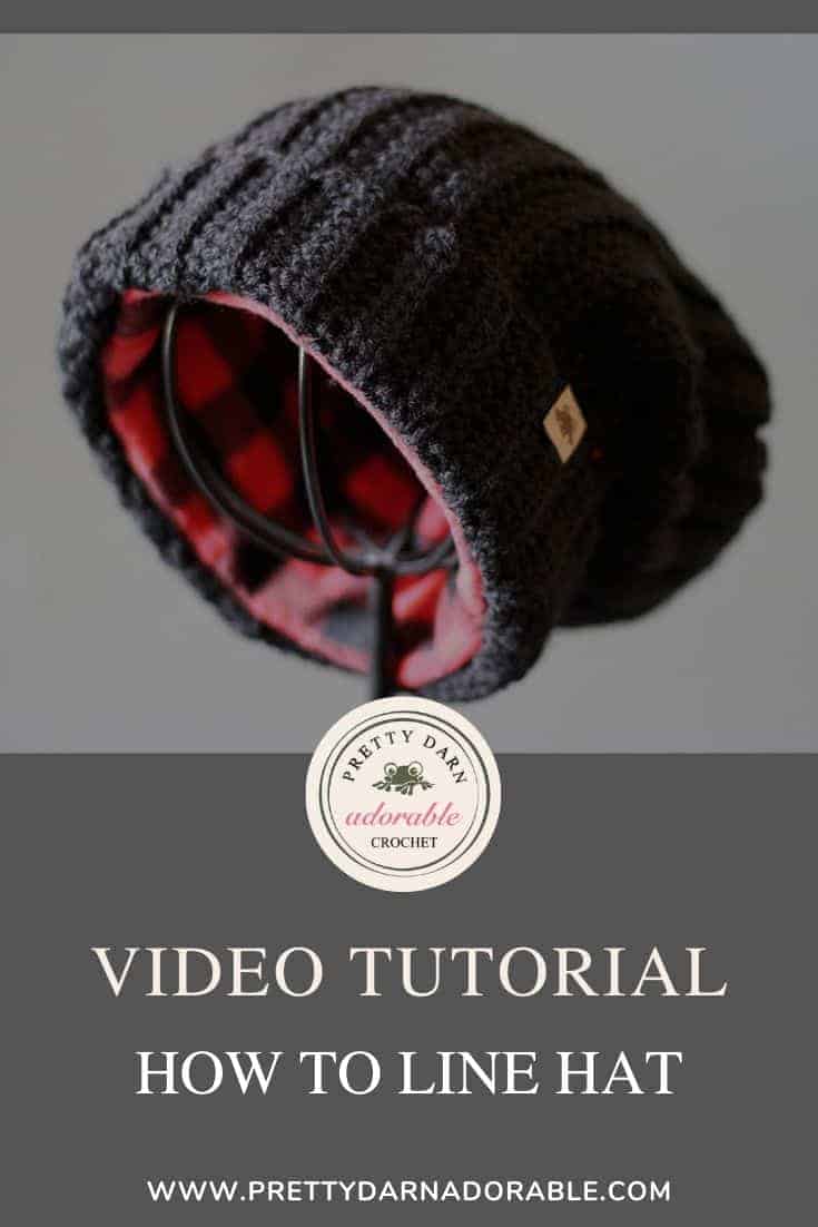 Lined earflap hat