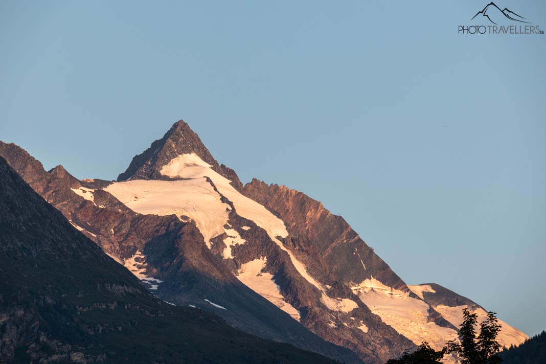 Blick auf den Großglockner von Heiligenblut aus