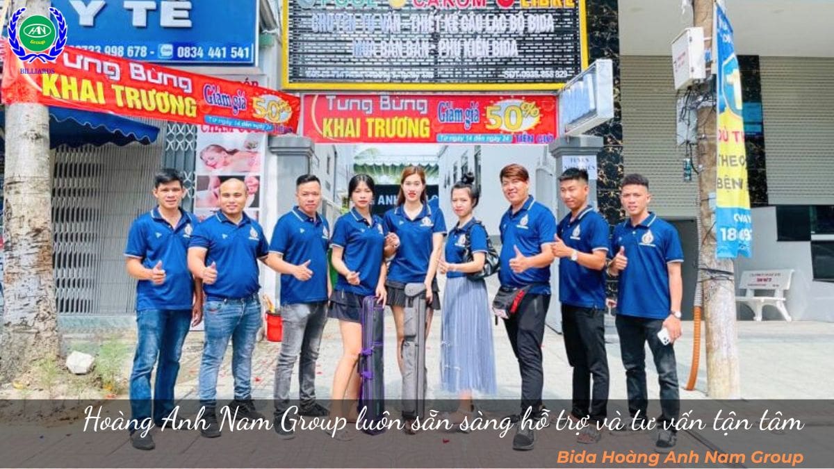 Bida Hoàng Anh Nam Group luôn sẵn sàng hỗ trợ và tư vấn tận tâm
