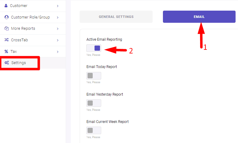 WooCommerce sales report email