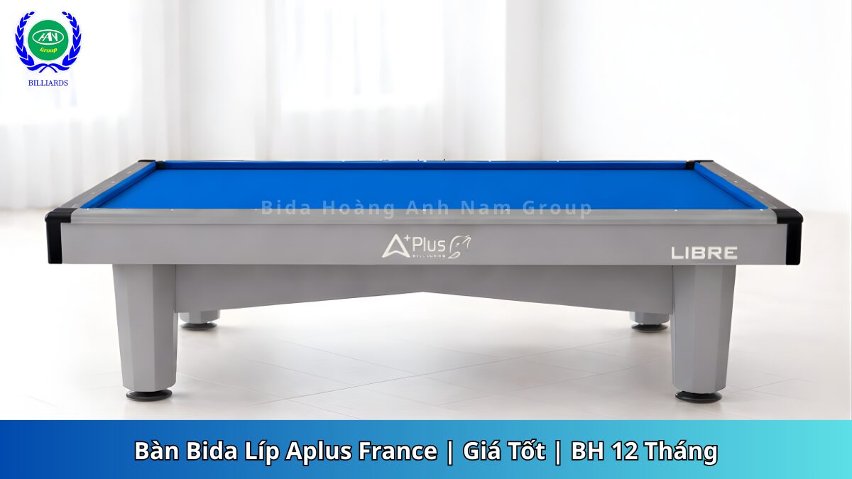 Bàn Bida Líp Aplus France, Giá 25 Triệu, BH 12 Tháng | Bida Hoàng Anh Nam Group