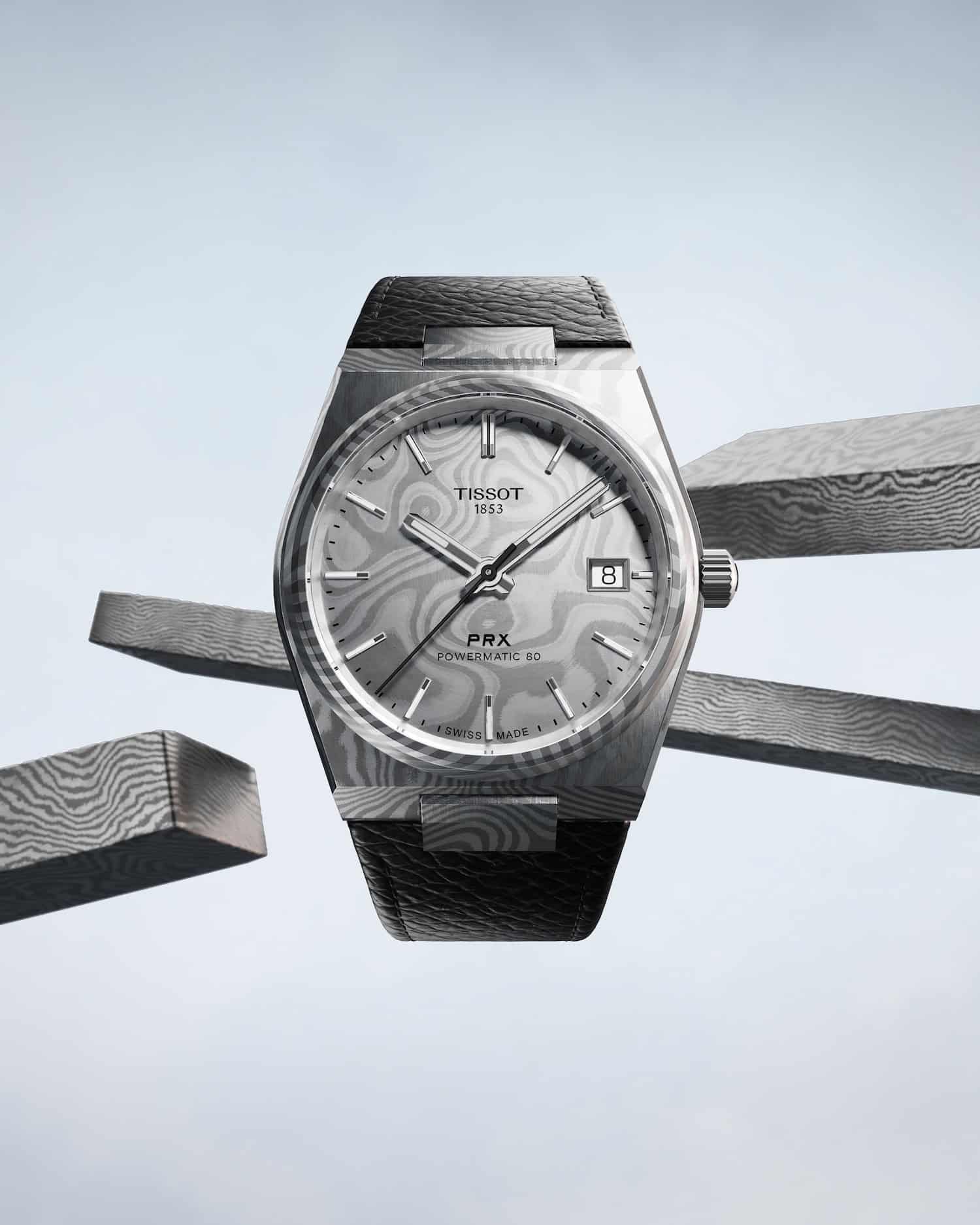 tissot prx titanium Damascus
