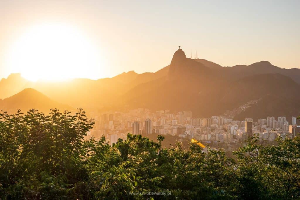 widok na figure Chrystusa