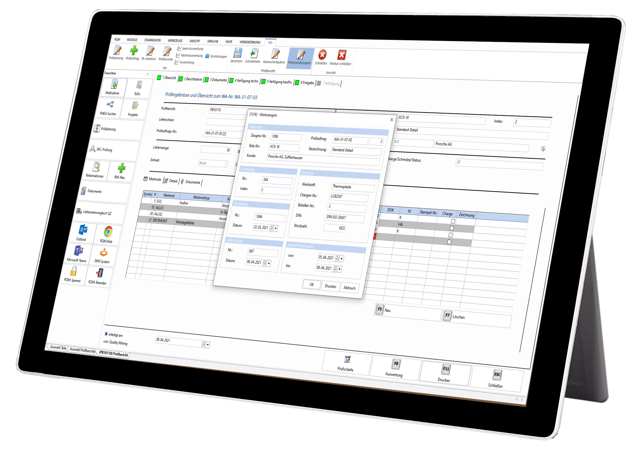 QM.CAQ outgoing goods