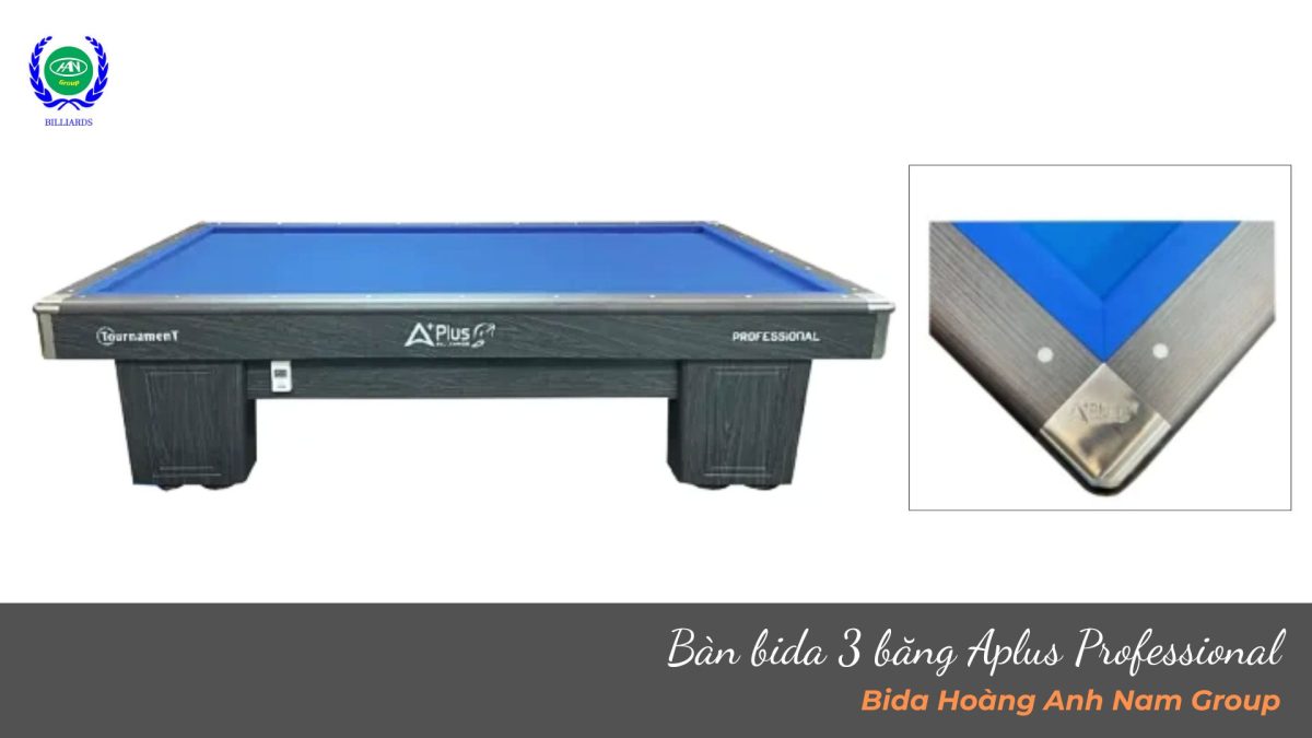 Bàn bida 3 băng Aplus Professional