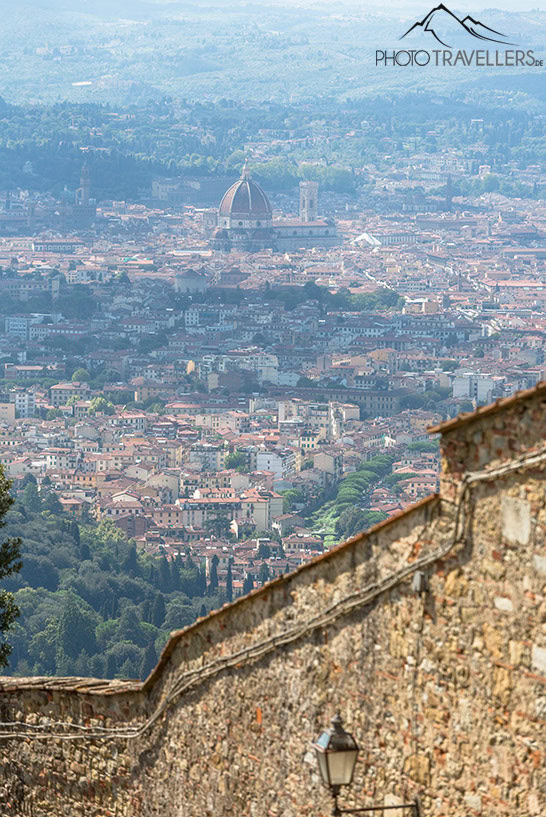 Der Blick vom Franziskanerkloster Convento di San Francesco auf Florenz