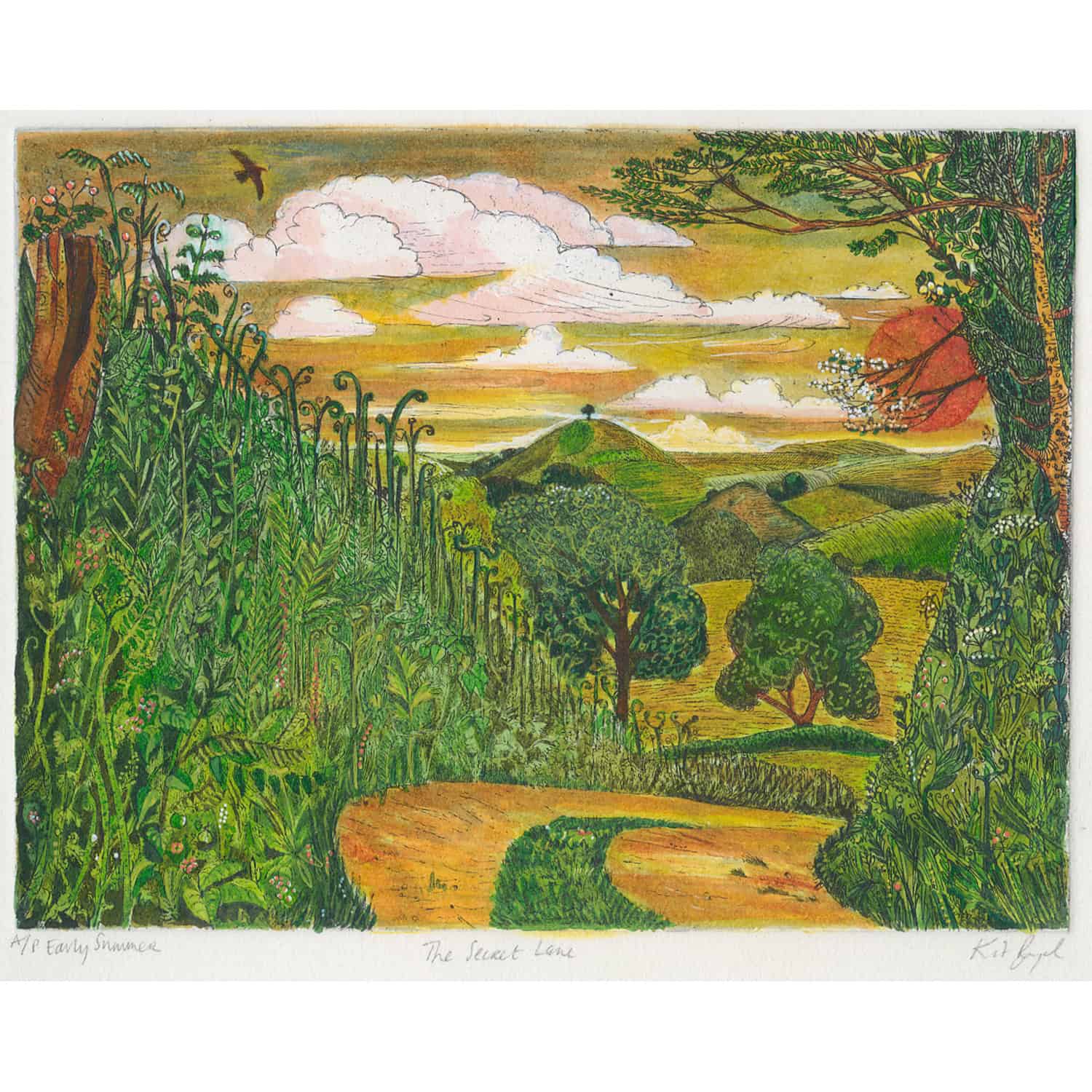 2273C The Secret Lane (Early Summer) A/P – Kit Boyd