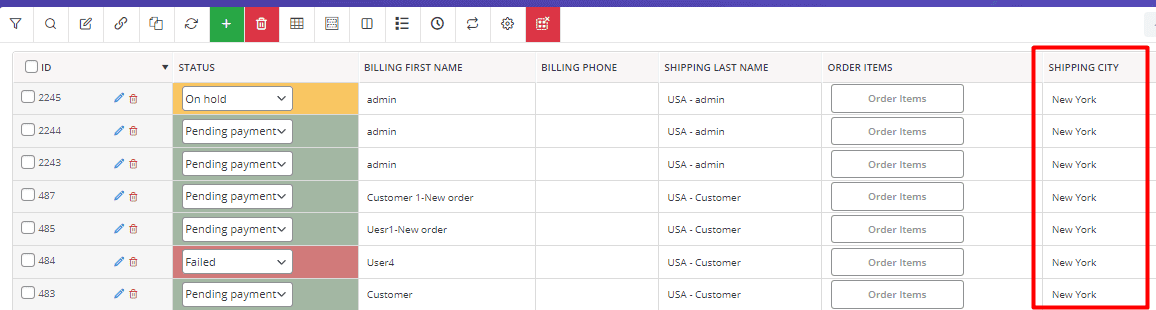 WooCommerce filter orders by shipping details result in Editing Bulk Orders Plugin