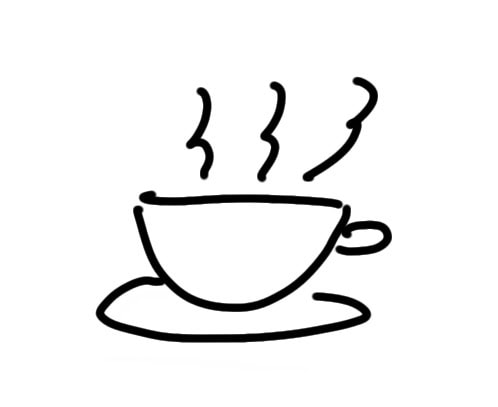 sketchnote Kaffee zeichnen