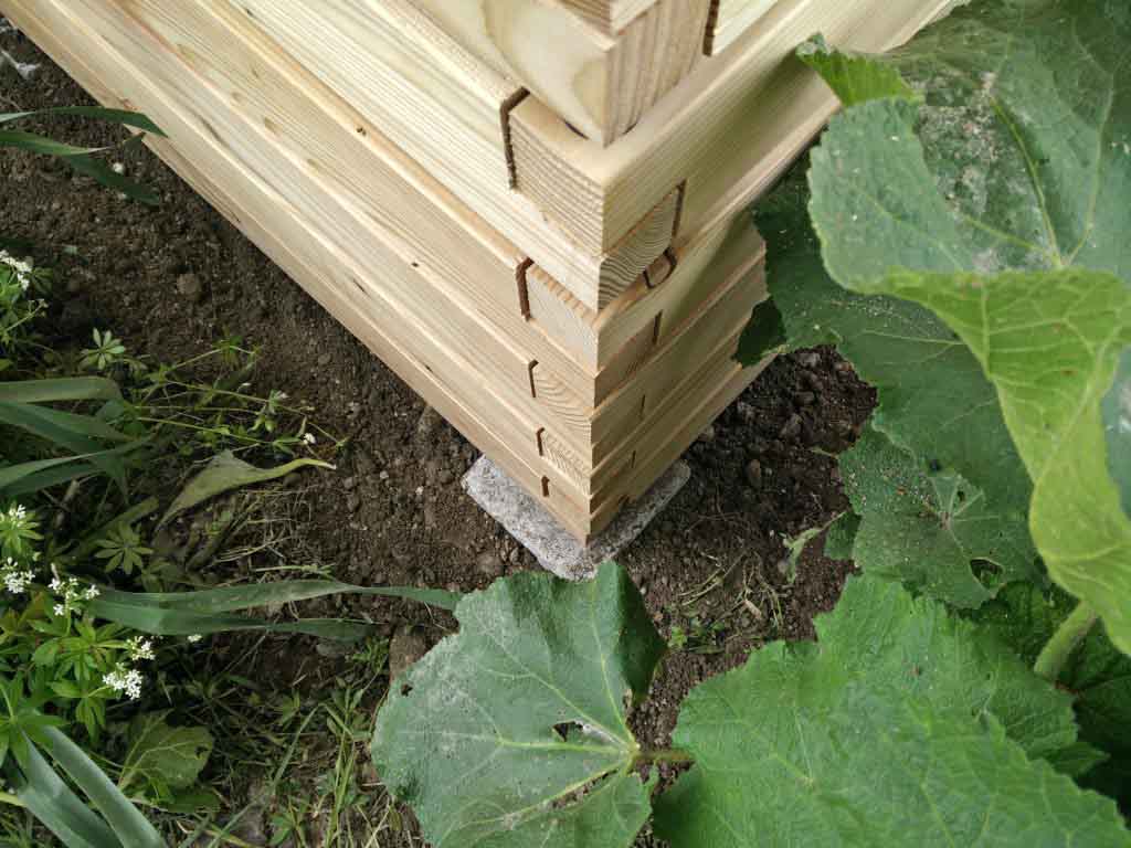 Hochbeet stabile Ecken